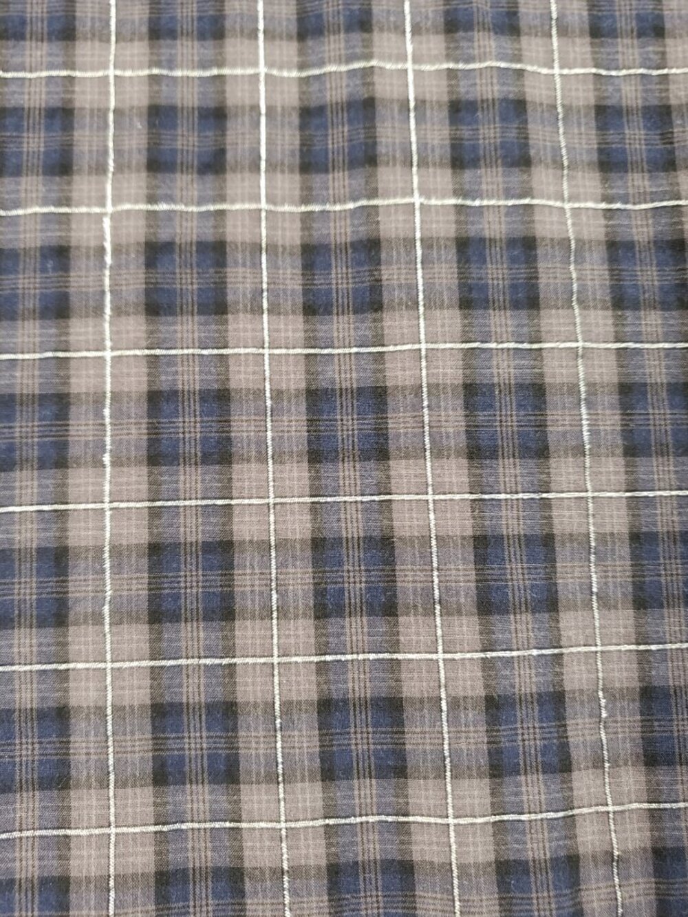 Express Plaid Ruffle Blouse Size L Preppy Workwear Button Front Top - Picture 4 of 9
